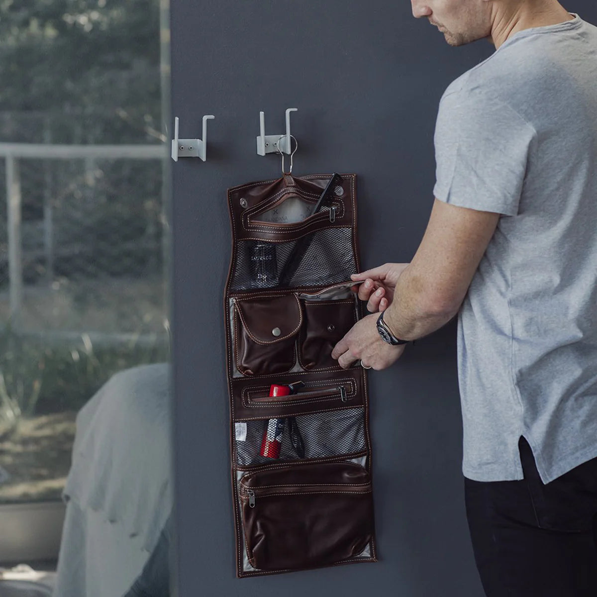 Leather Roll up Toiletry (view all options)