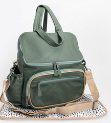 Leather nappy backpack  (view all options)