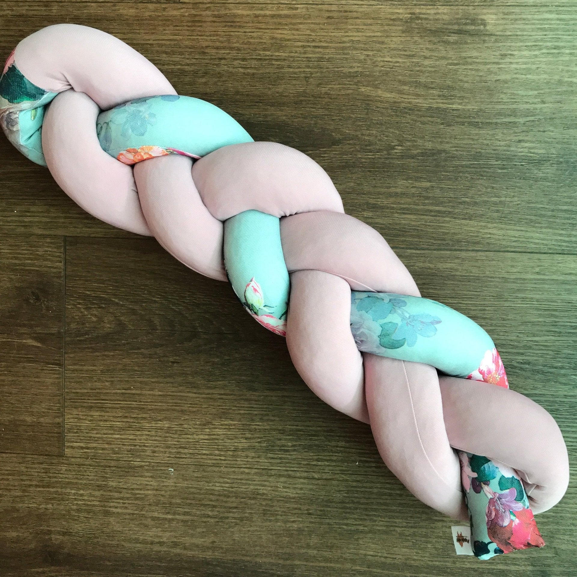 Strand Floral Braided Cot Bumper (View all colours and sizes