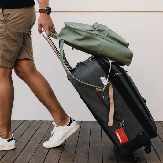 Travel Leather Backpack (view all options)