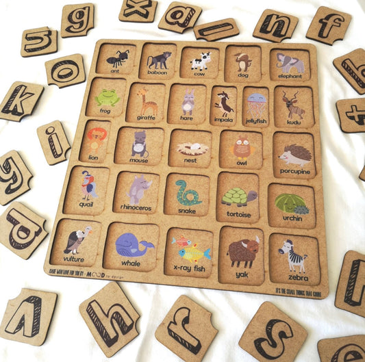 ABC Posting Puzzle - English - Liley and Luca