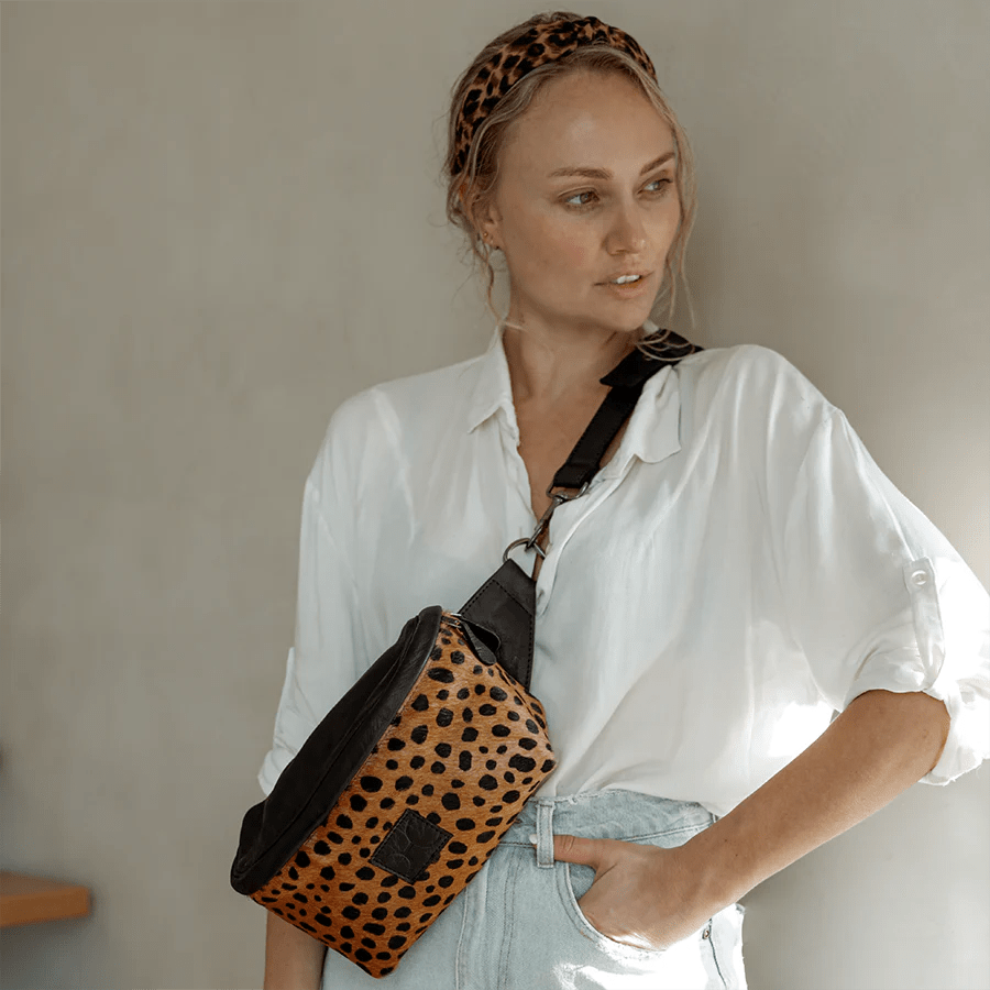 Ari Bum Bag Animal Print Leather (view all options) - Liley and Luca