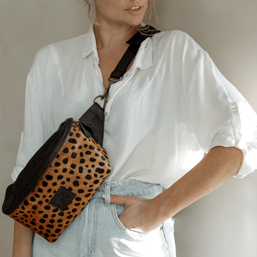 Ari Bum Bag Animal Print Leather (view all options) - Liley and Luca