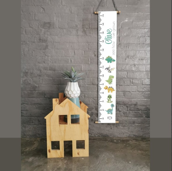 Dinosaurs Personalised Growth Chart - Liley and Luca