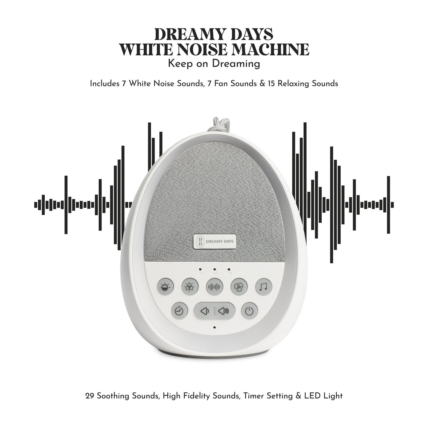 Dreamy Days Dream Pod White Noise Machine - Liley and Luca