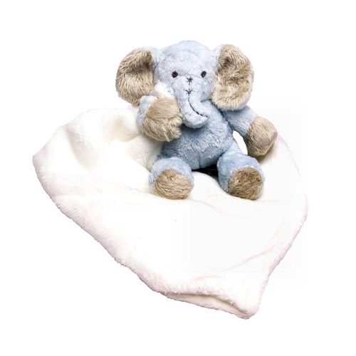 Ellie Cuddle Blanket - soft blue - Liley and Luca