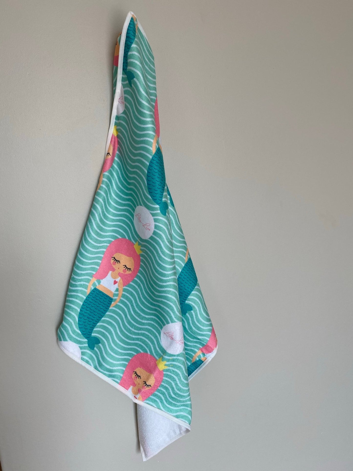 Hooded baby swim towel - Liley and Luca