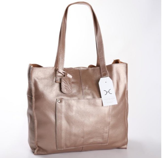 Leather Tote Zipper Handbag (view all options) - Liley and Luca