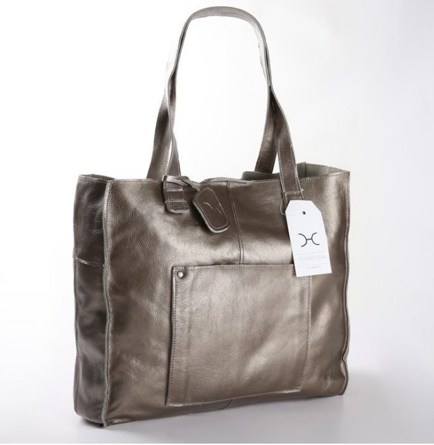 Leather Tote Zipper Handbag (view all options) - Liley and Luca