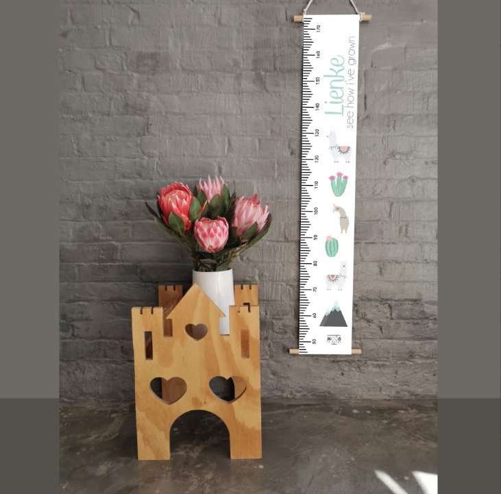 Llama Personalised Growth Chart - Liley and Luca