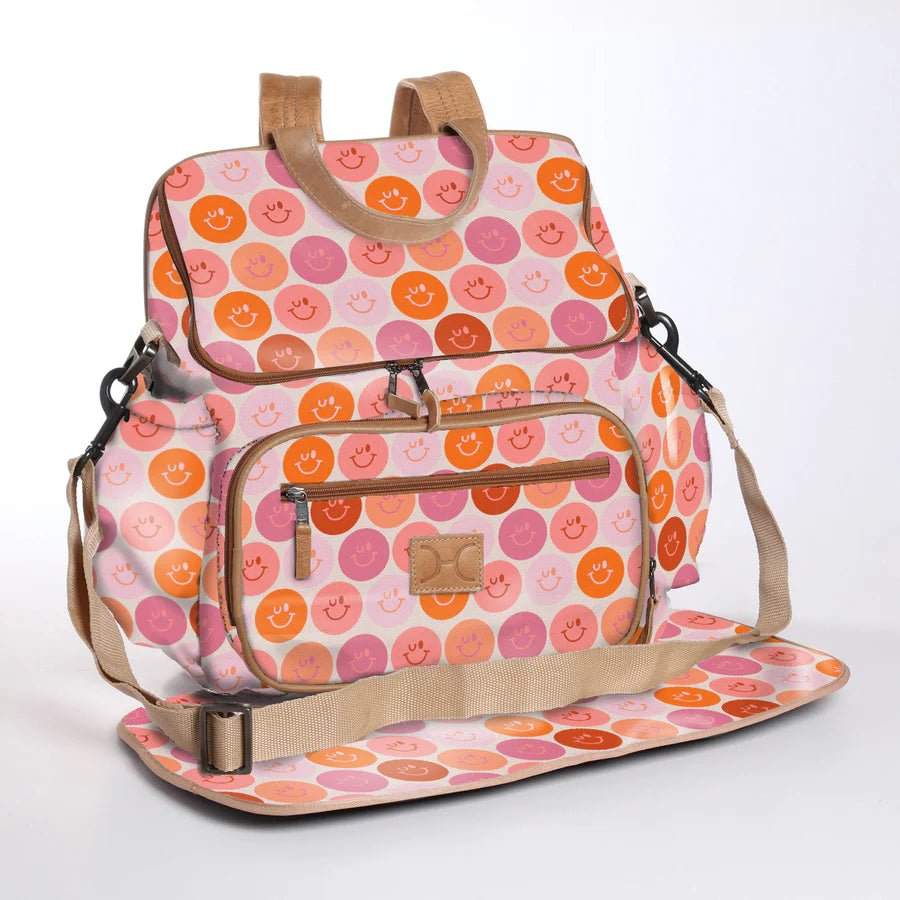 Nappy Backpack Laminated Fabric (view all options) - Liley and Luca