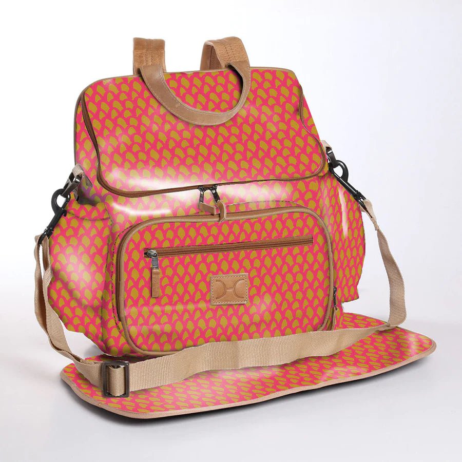 Nappy Backpack Laminated Fabric (view all options) - Liley and Luca