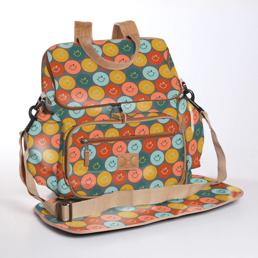 Nappy Backpack Laminated Fabric (view all options) - Liley and Luca