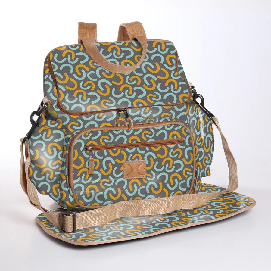 Nappy Backpack Laminated Fabric (view all options) - Liley and Luca