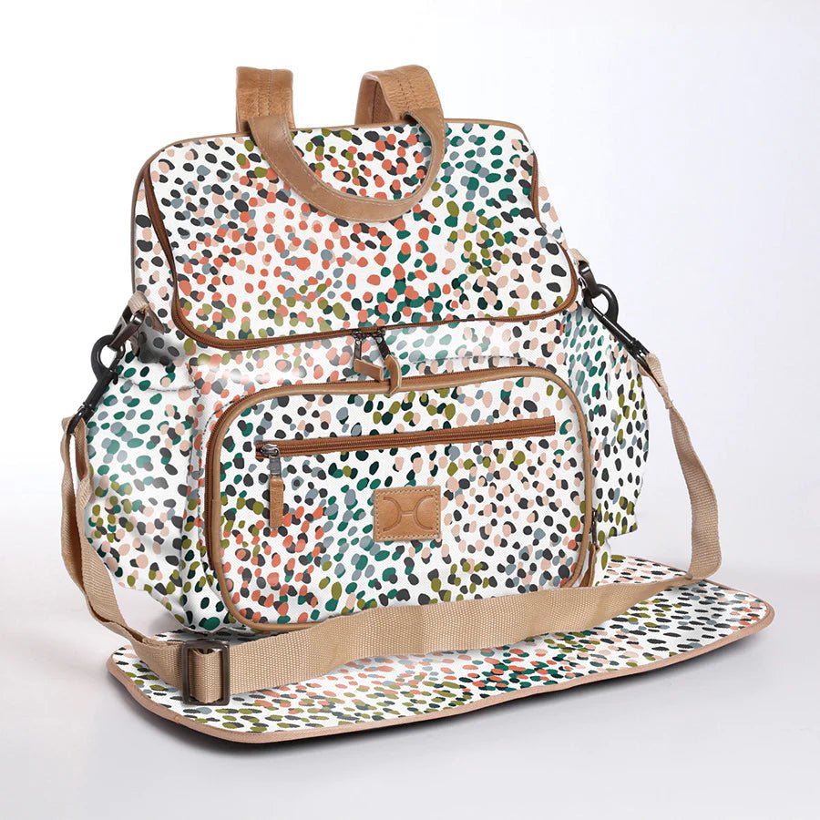 Nappy Backpack Laminated Fabric (view all options) - Liley and Luca