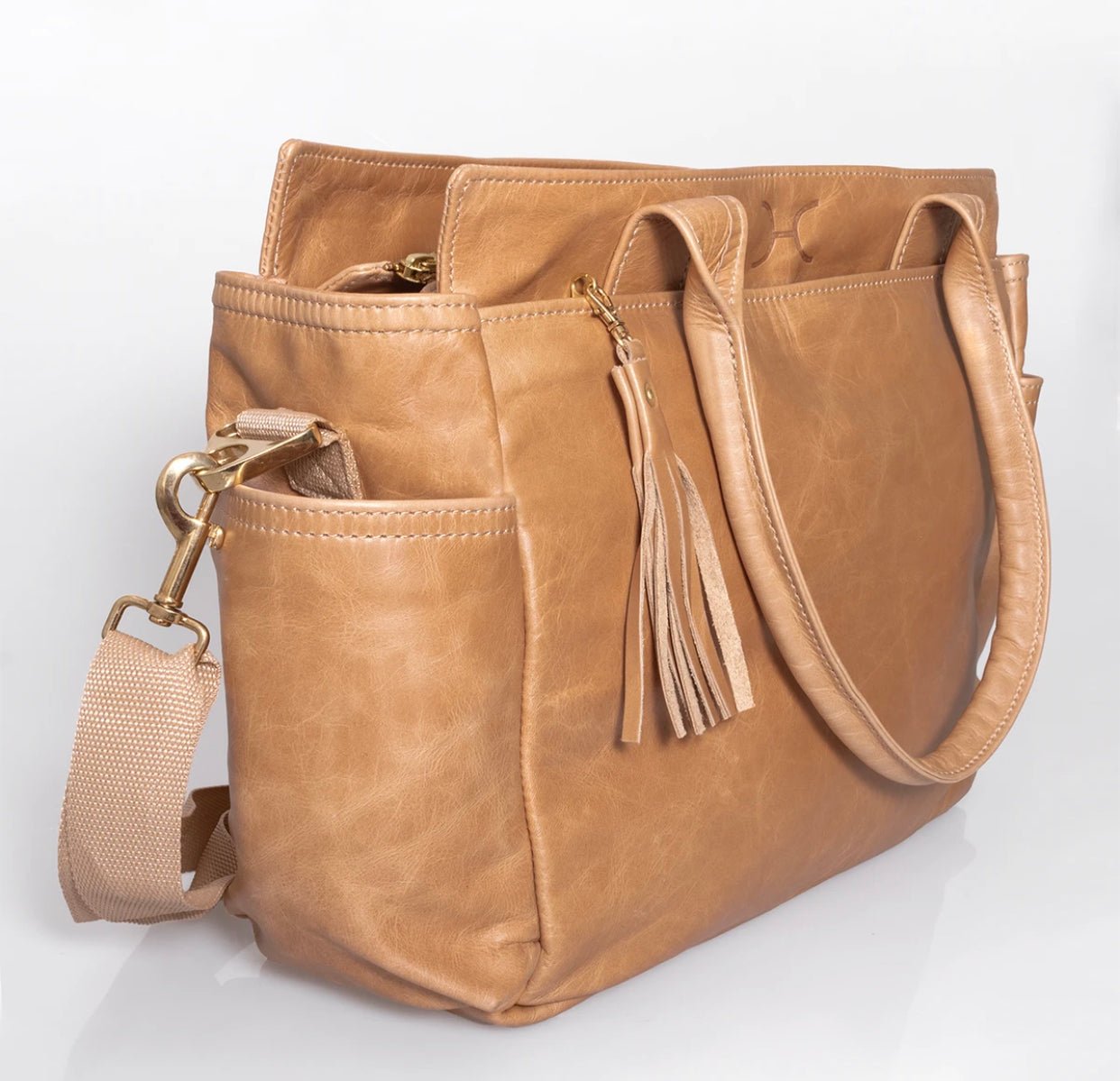 Noa Nappy bag Leather (view all options) - Liley and Luca