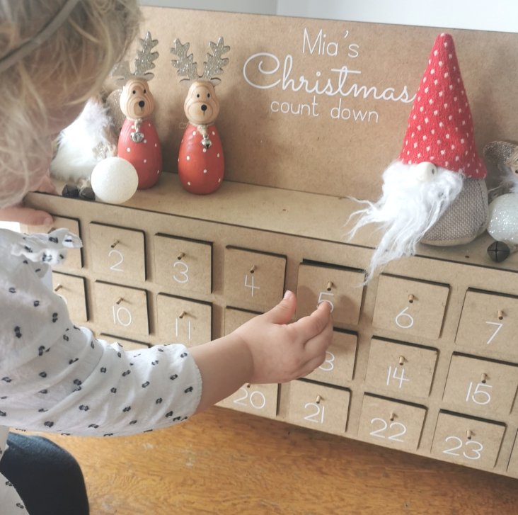 Personalised Advent Calendar Box - Liley and Luca