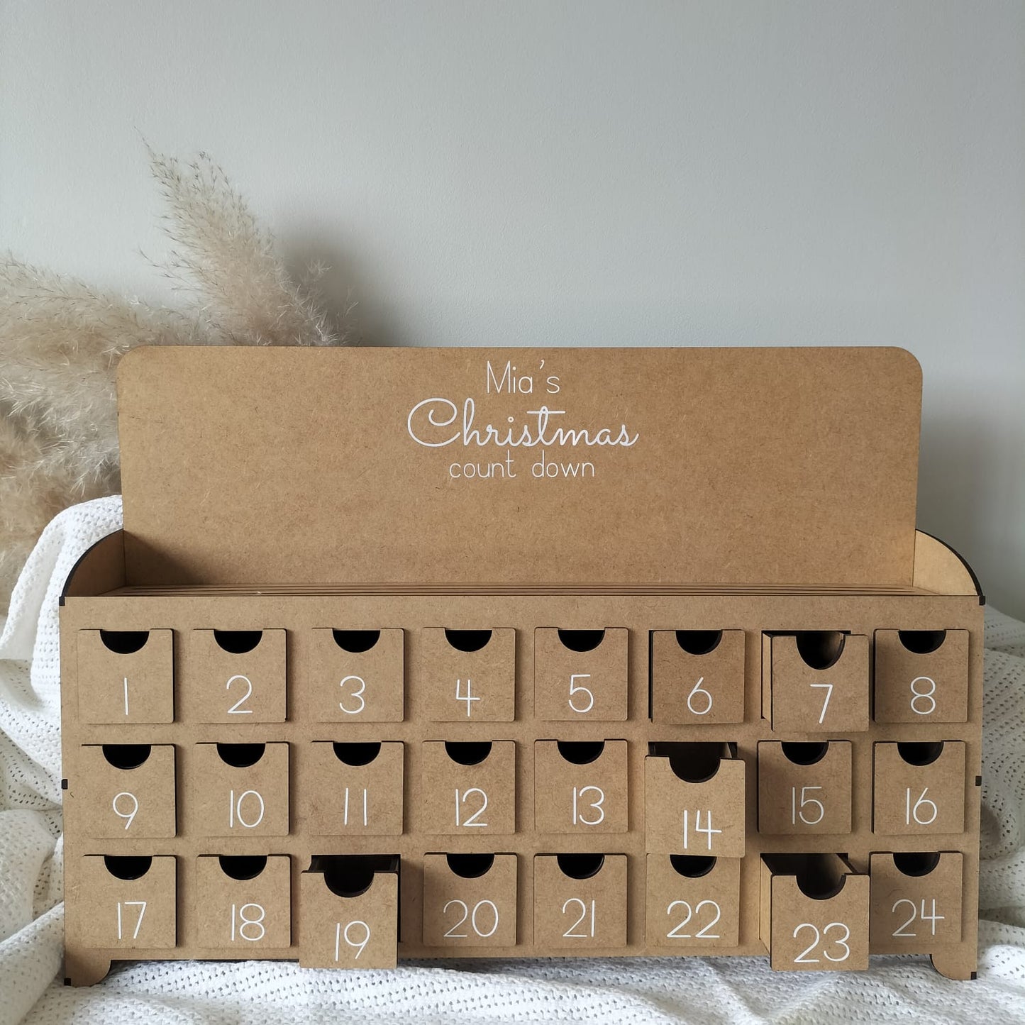 Personalised Advent Calendar Box - Liley and Luca