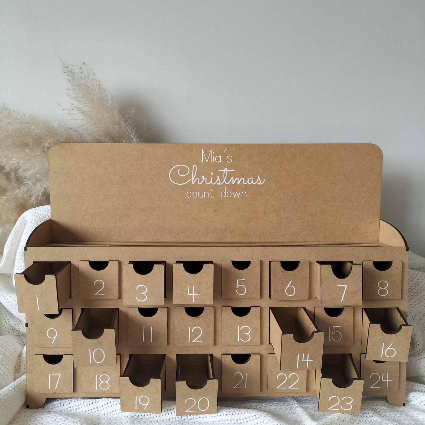 Personalised Advent Calendar Box - Liley and Luca