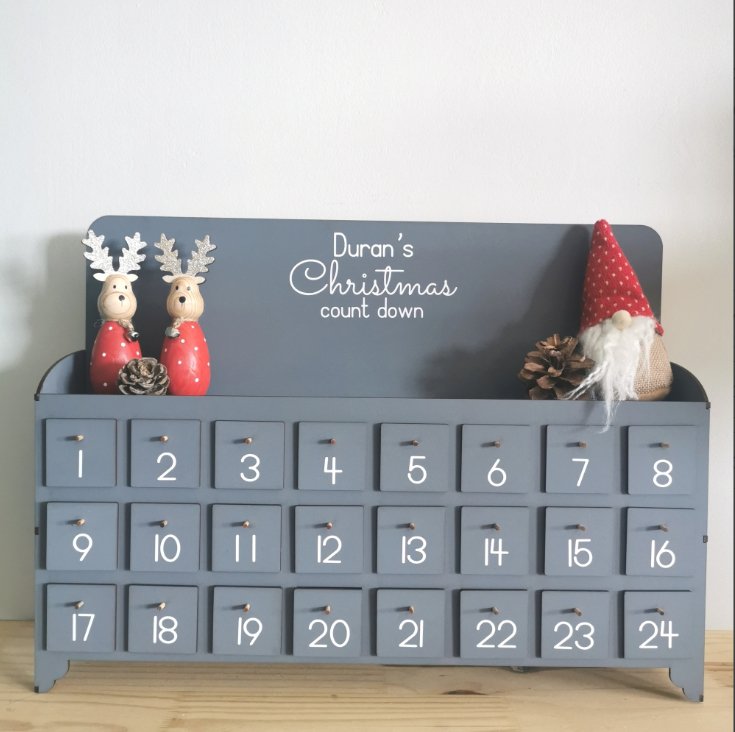 Personalised Advent Calendar Box - Liley and Luca