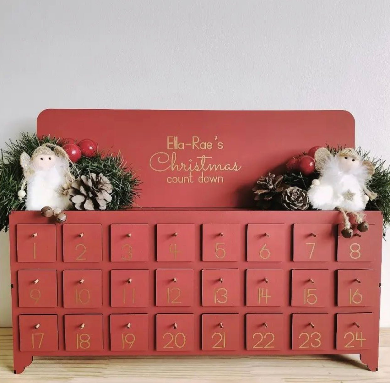 Personalised Advent Calendar Box - Liley and Luca