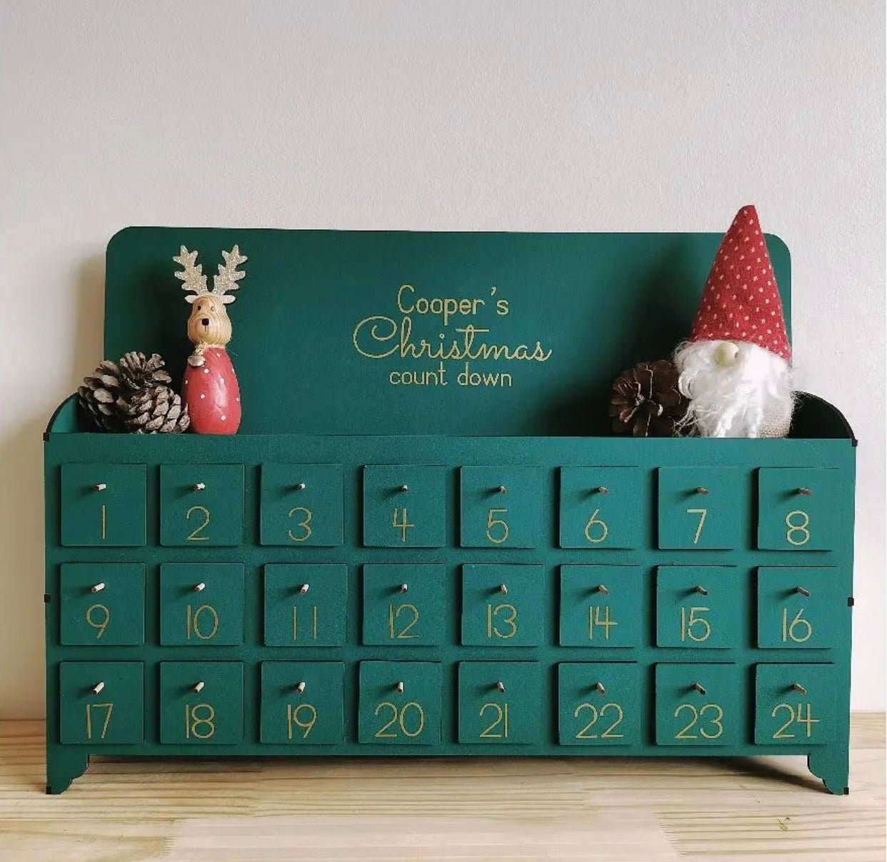 Personalised Advent Calendar Box - Liley and Luca