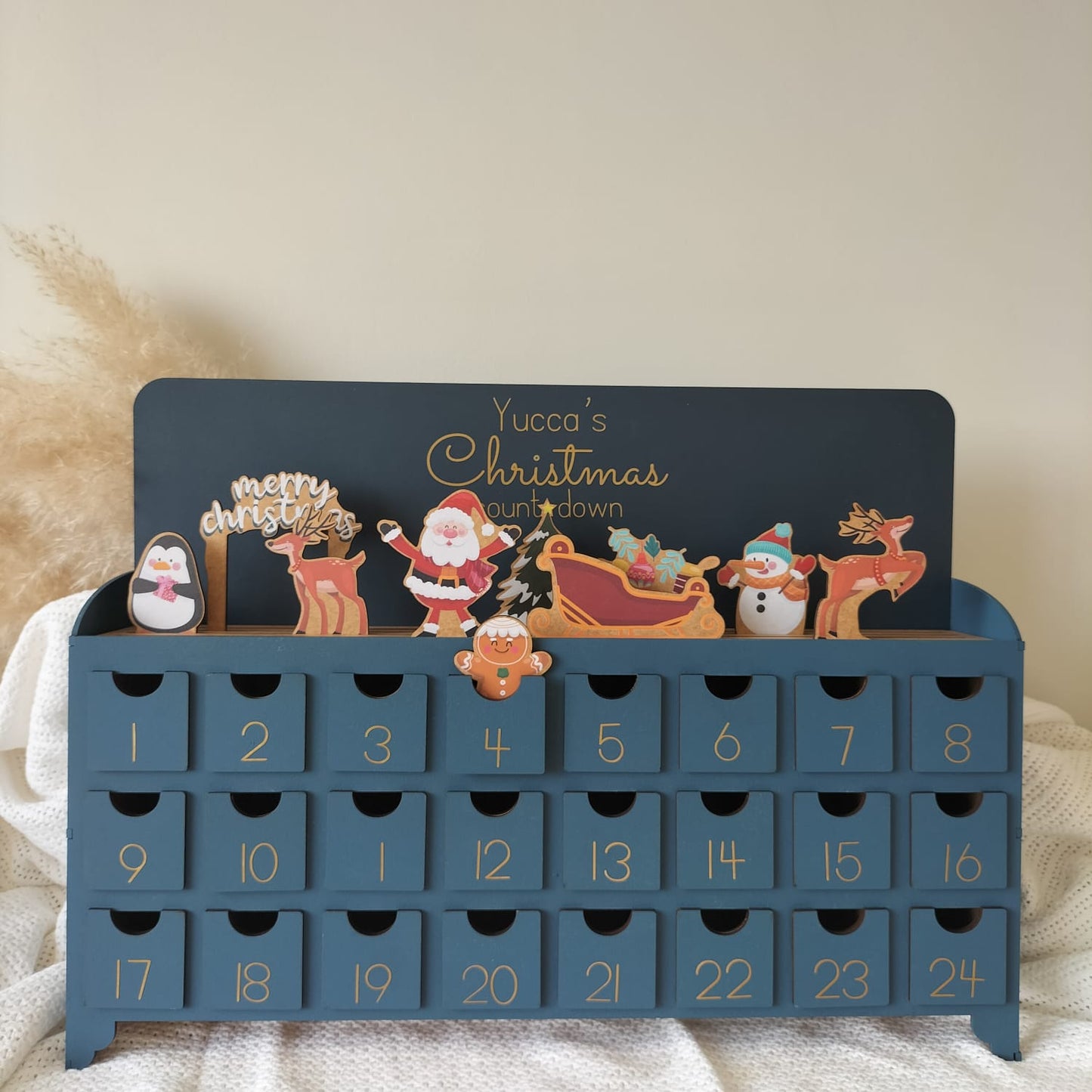 Personalised Advent Calendar Box - Liley and Luca