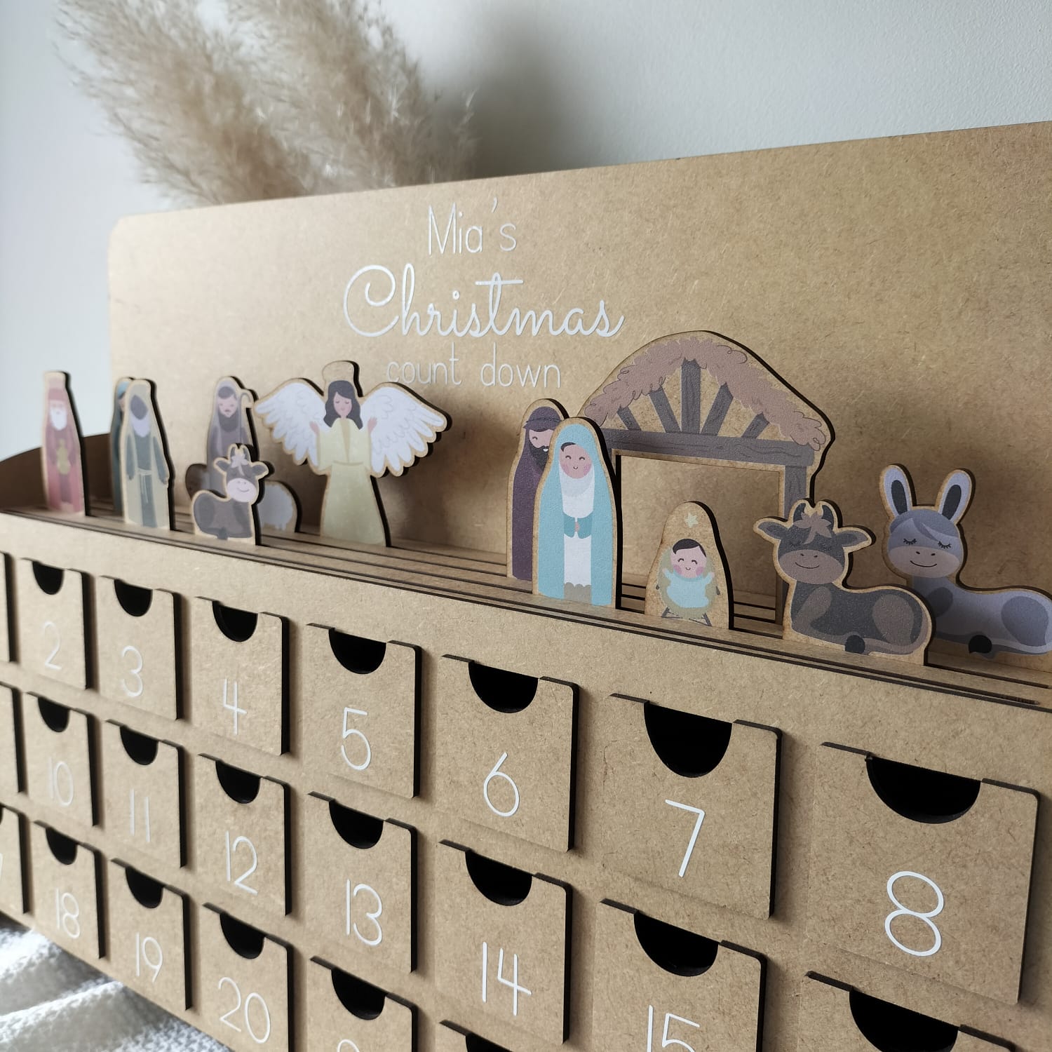 Personalised Advent Calendar Box - Liley and Luca