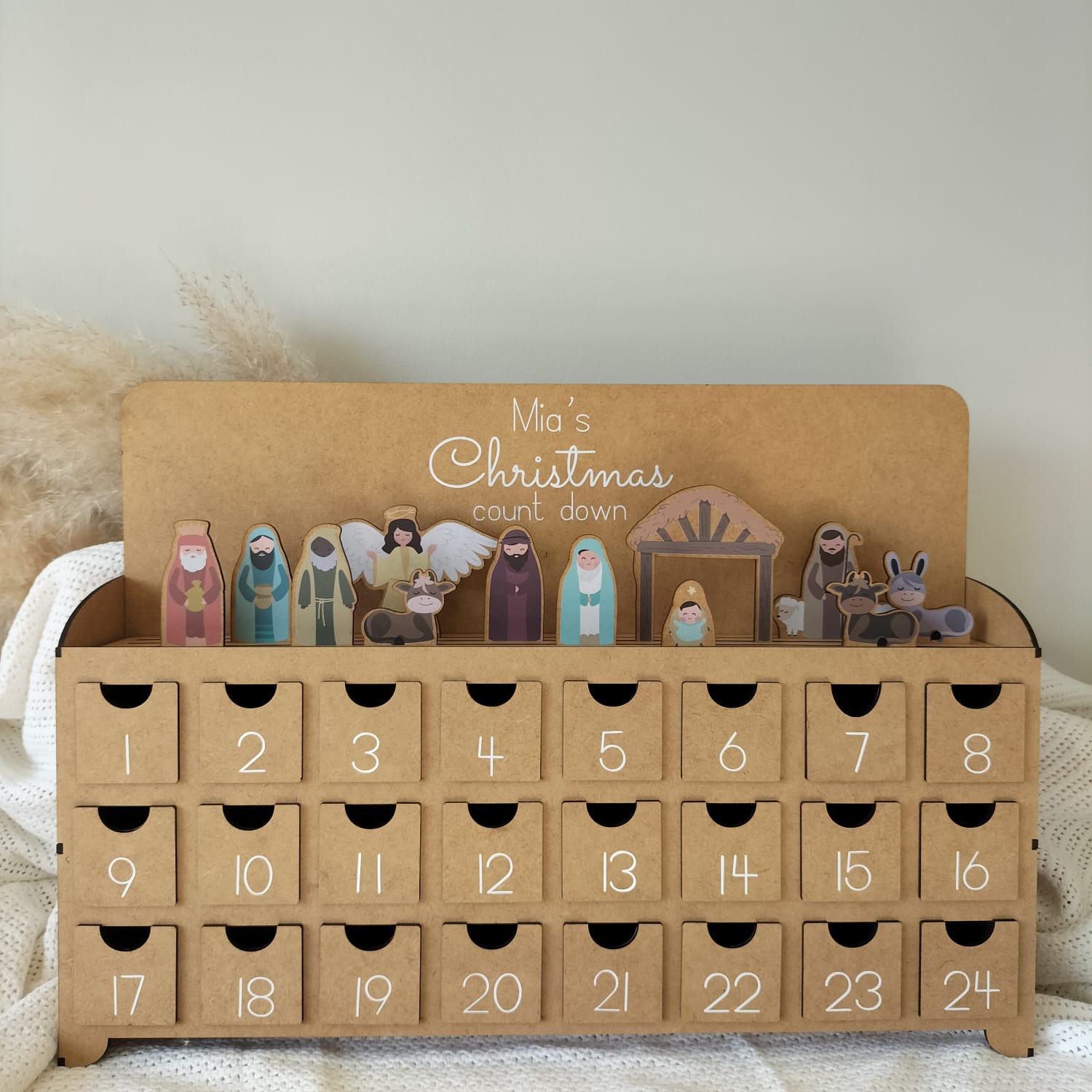 Personalised Advent Calendar Box - Liley and Luca