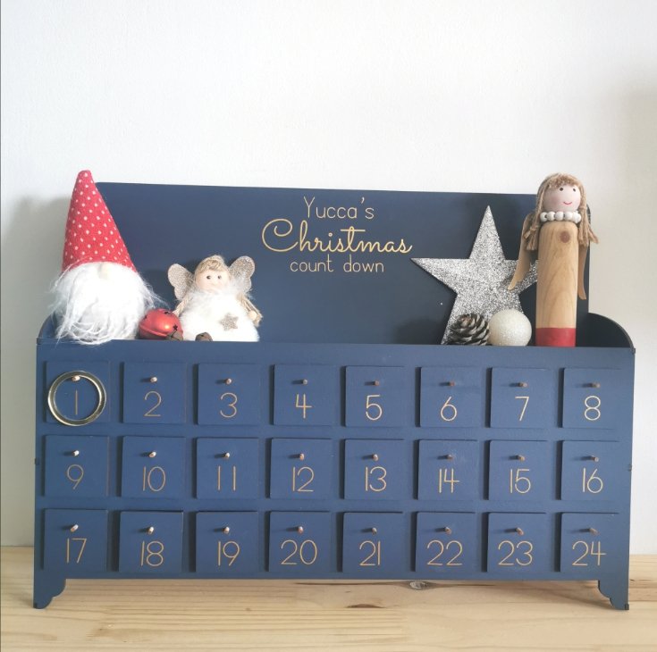 Personalised Advent Calendar Box - Liley and Luca