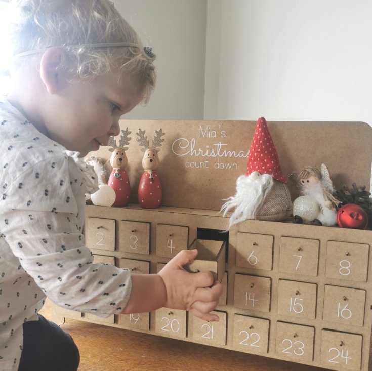 Personalised Advent Calendar Box - Liley and Luca