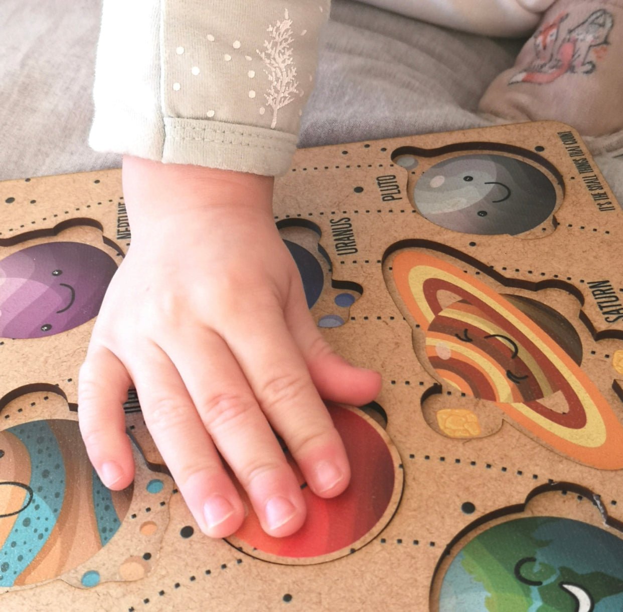 Personalised Solar System Posting Puzzle - English & Afrikaans - Liley and Luca