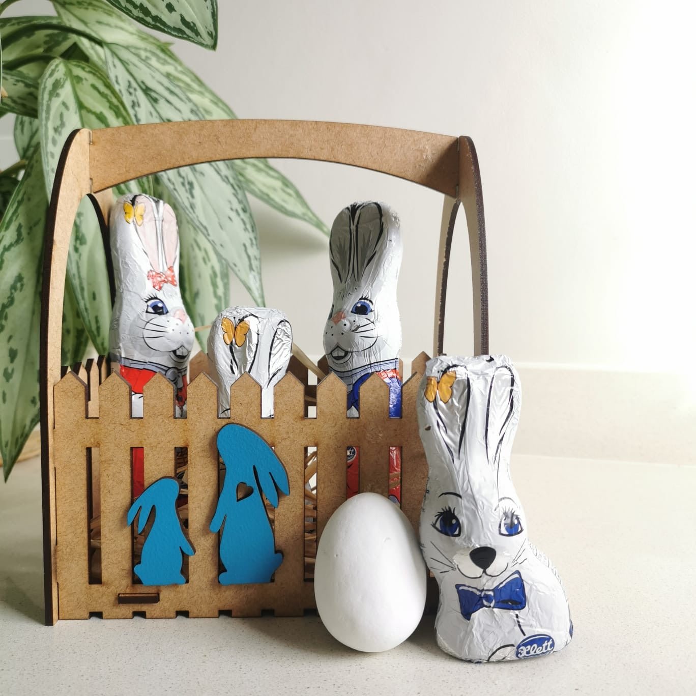 Wooden Easter Egg Baskets - Liley and Luca