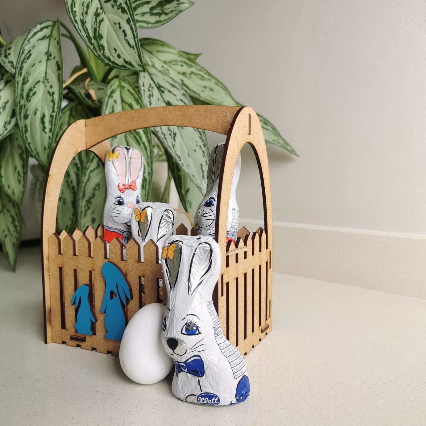 Wooden Easter Egg Baskets - Liley and Luca