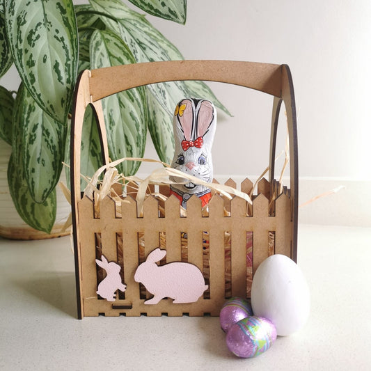 Wooden Easter Egg Baskets - Liley and Luca