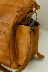 Funky Mama Leather Nappy Backpack (view all options)